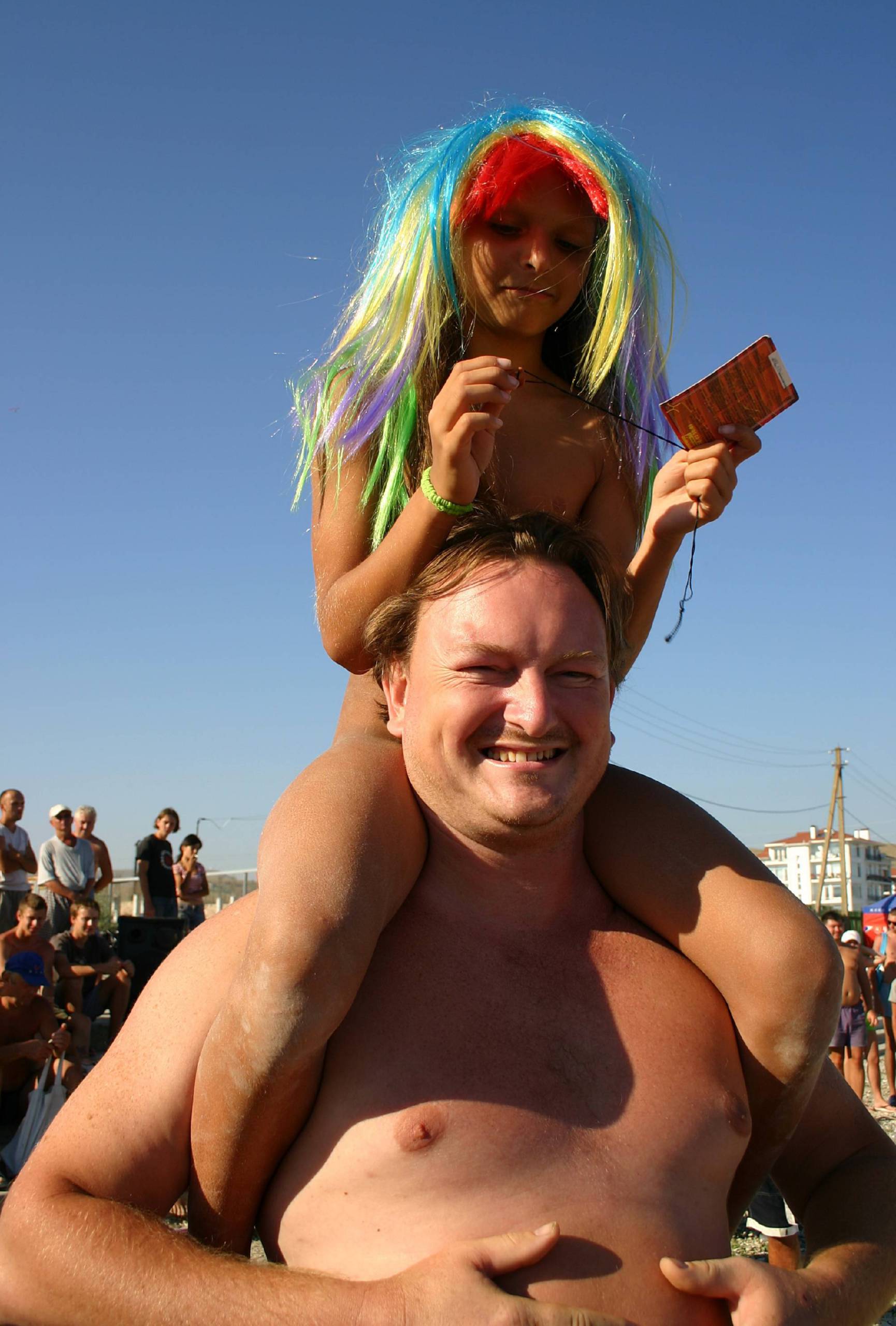 Purenudism Pics Blue Haired Sand Dance - 1