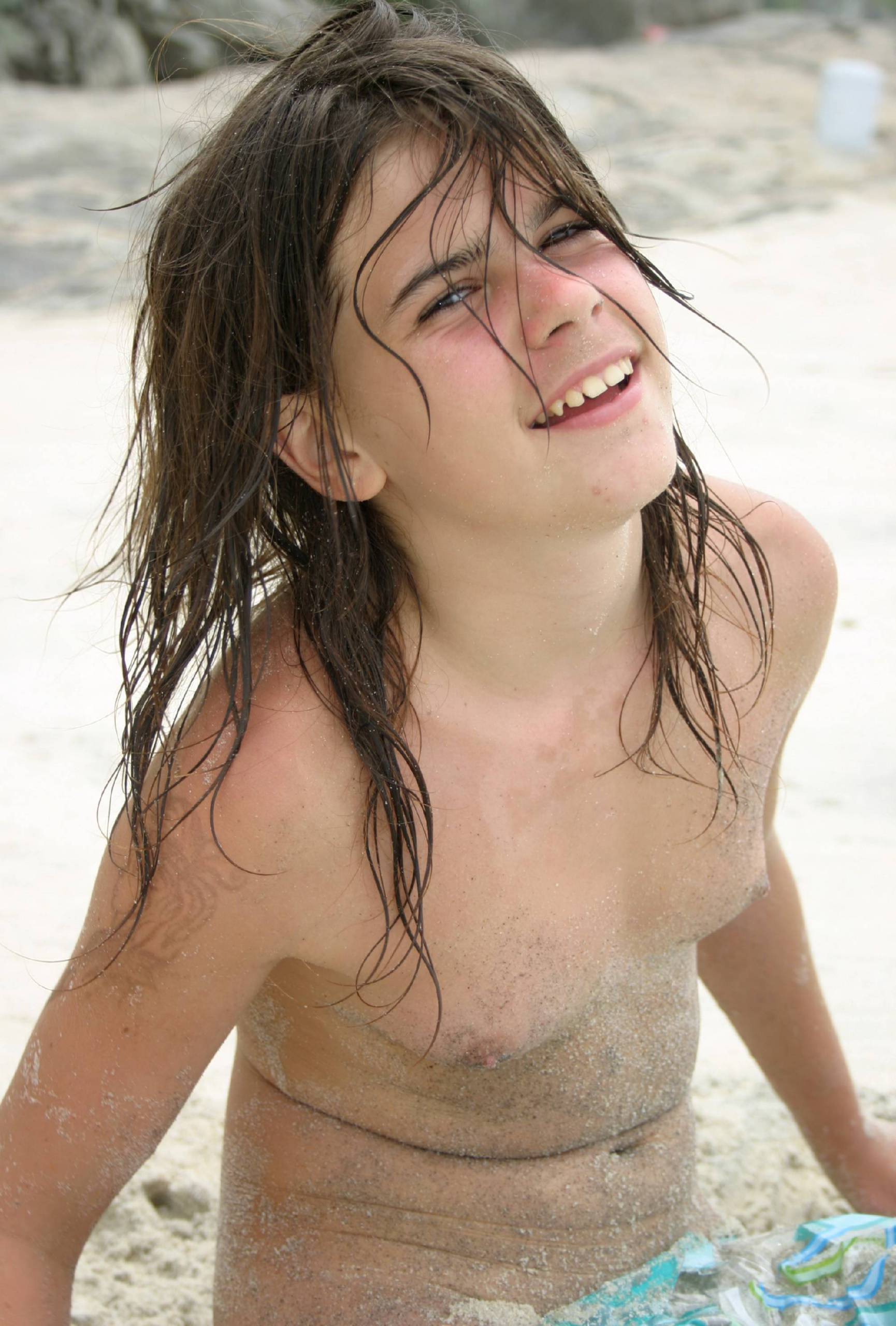 Brazilian Playing With Sand - 2