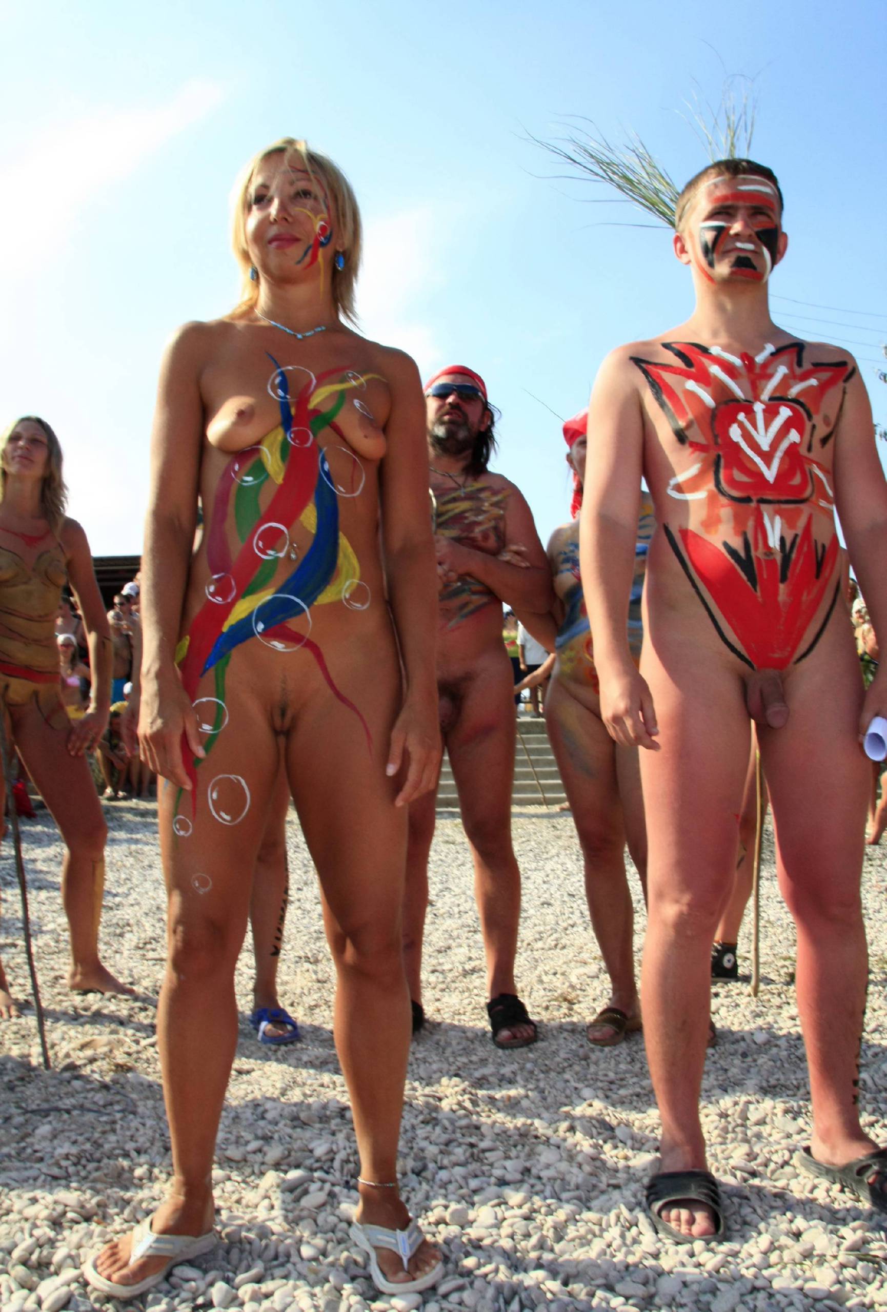 Colorful Naturist Couples - 1
