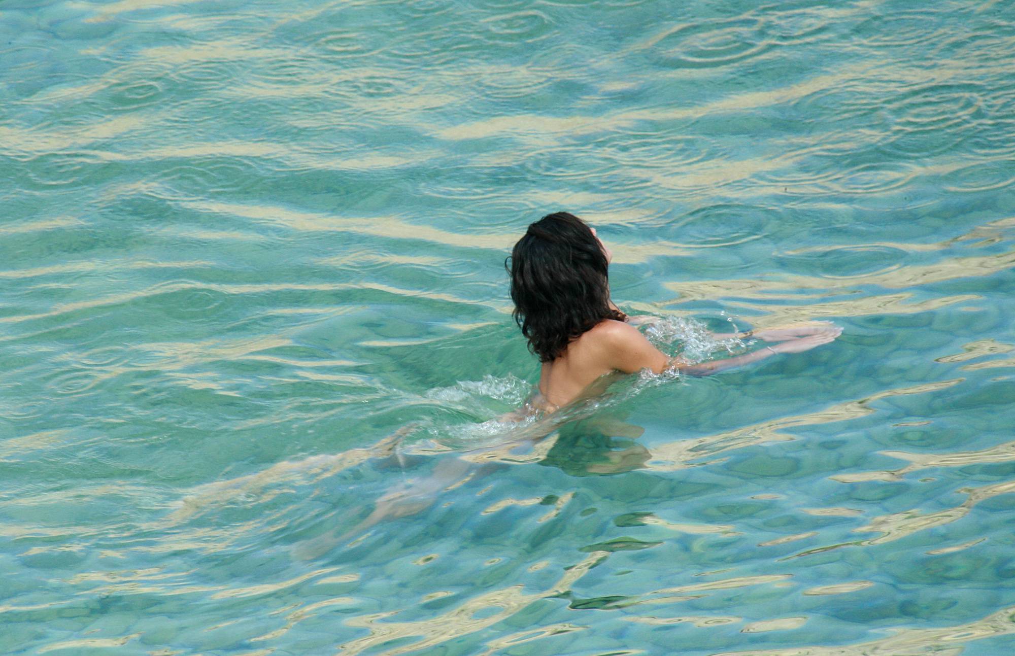 Cooling Off In The Ocean - 1