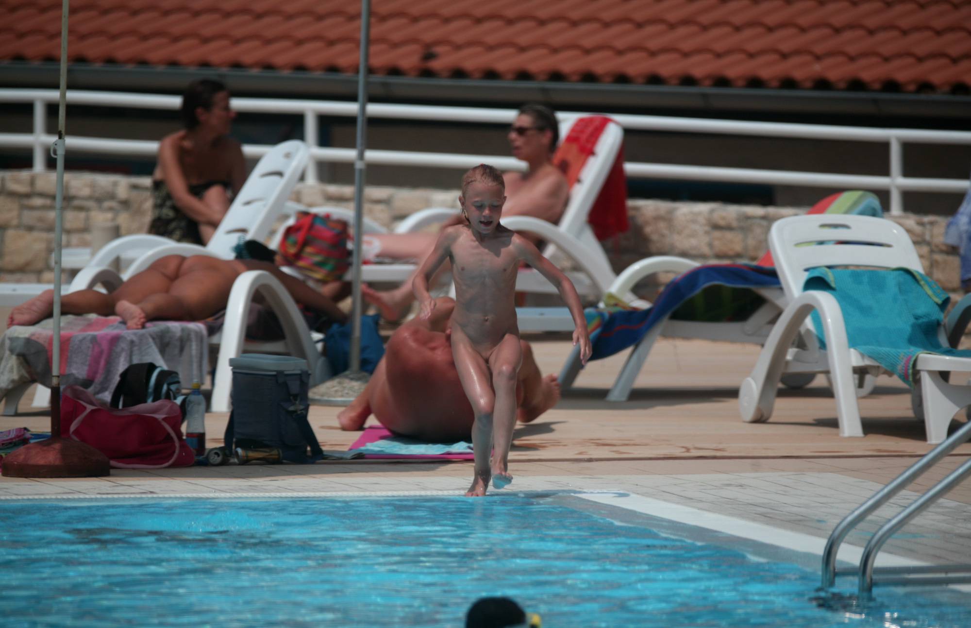 Daughter and Fathers Pool - 2