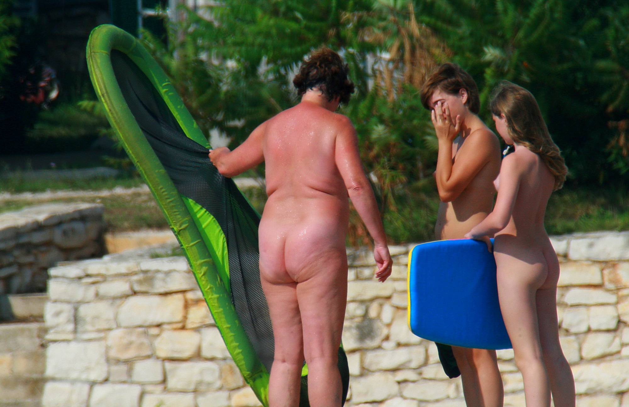 Purenudism Pics Kickboards For A Nice Dip - 1
