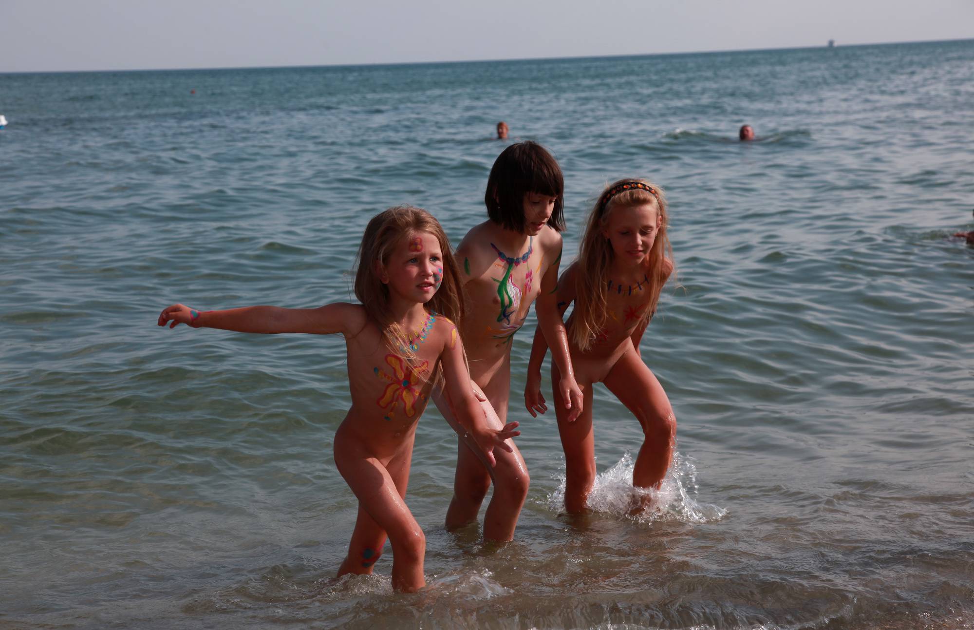 Kids Coming Out of Water - 1