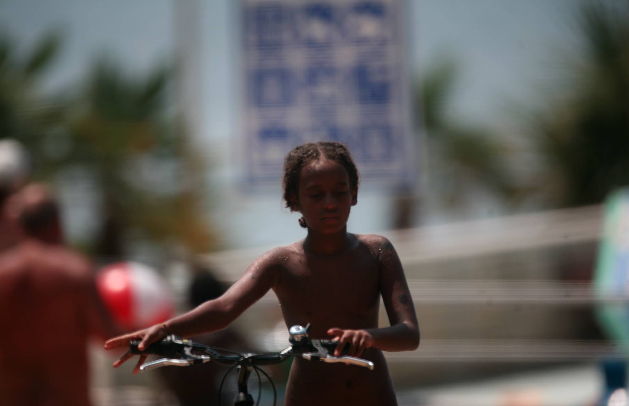 Naturist A-A Girl With Bike - 2