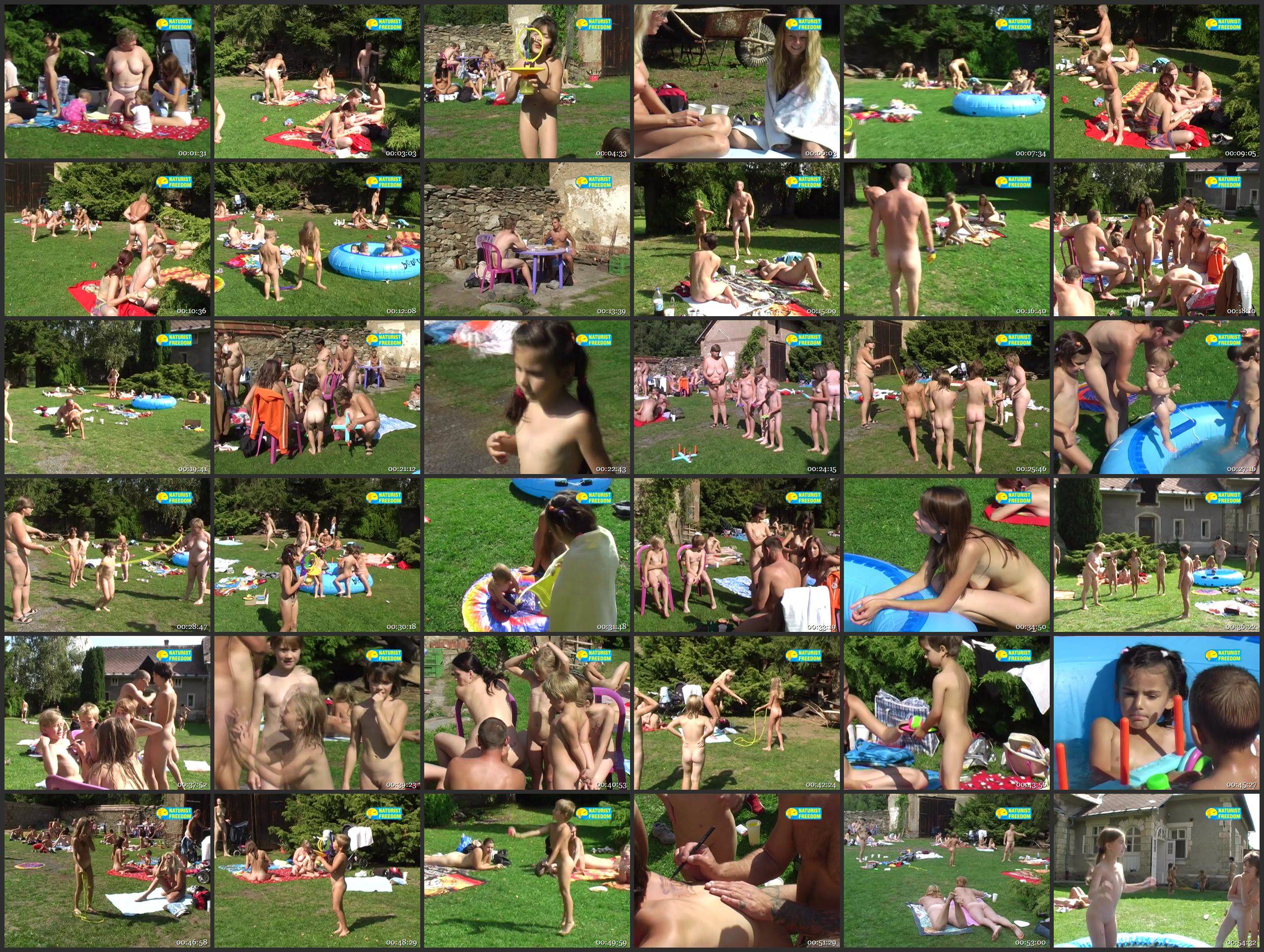 Naturist Freedom Videos Family at Farm - Thumbnails