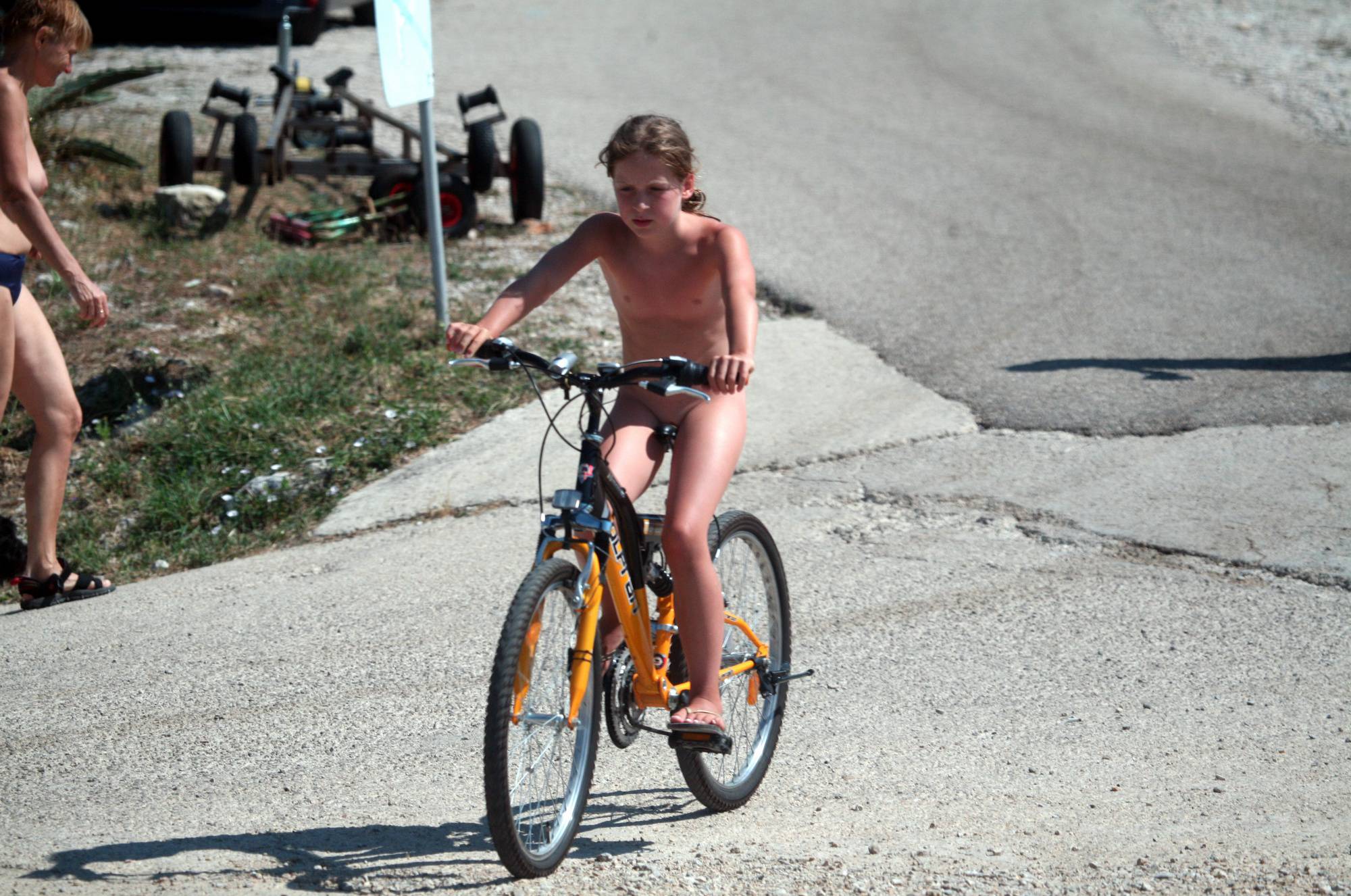 Purenudism Pics Naturist Girl Biking Trails - 2