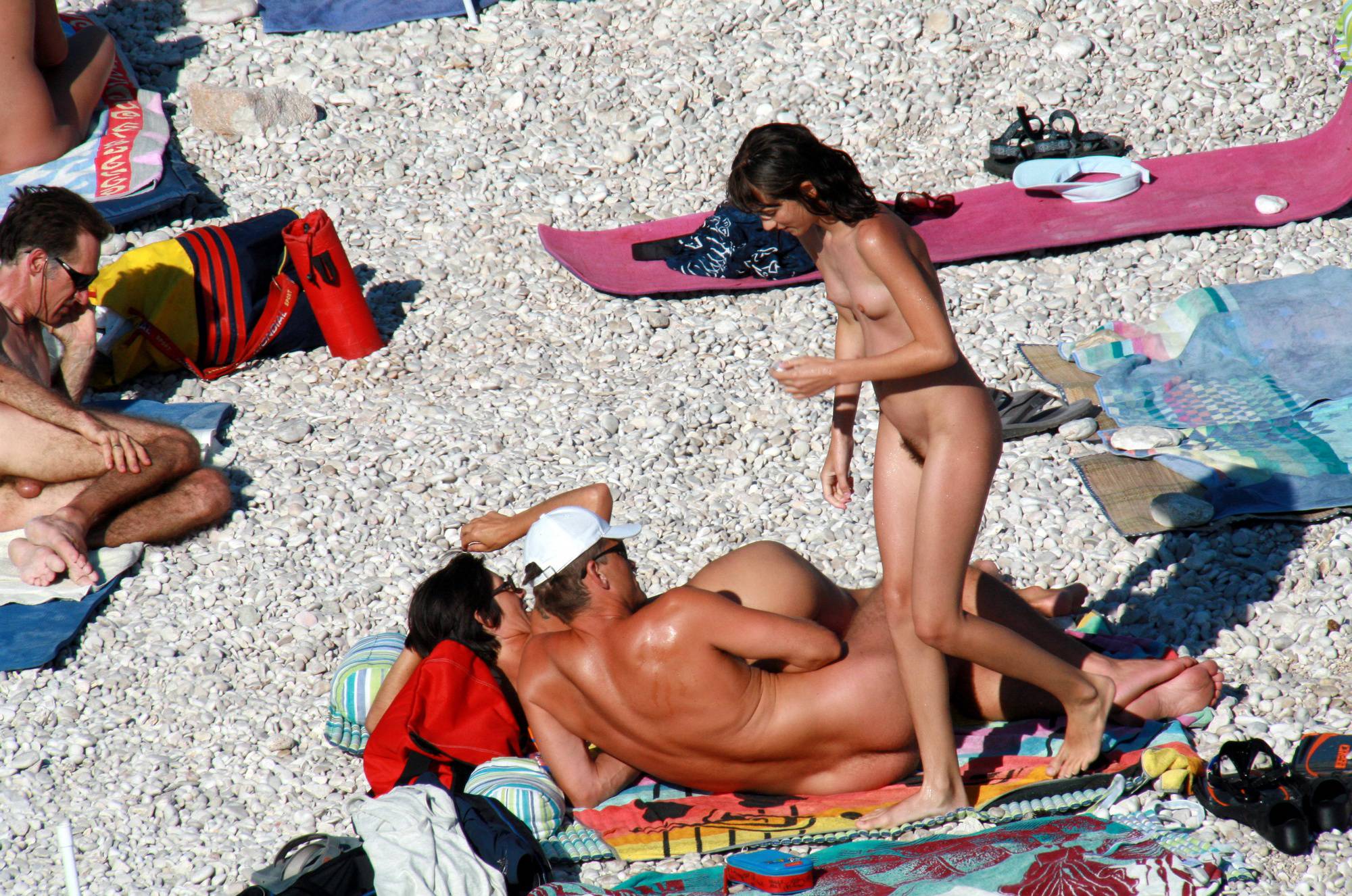 Naturist Girl Walk Through - 2