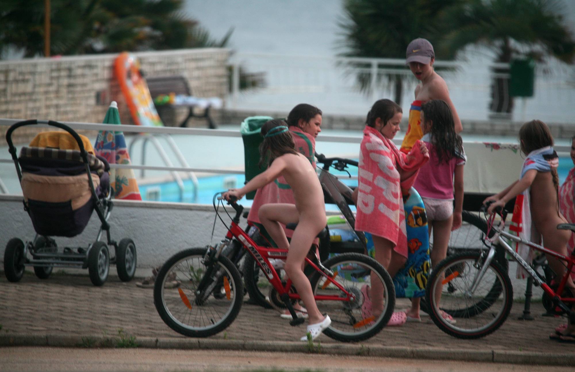 Purenudism Pics Naturist Poolside Biking - 2