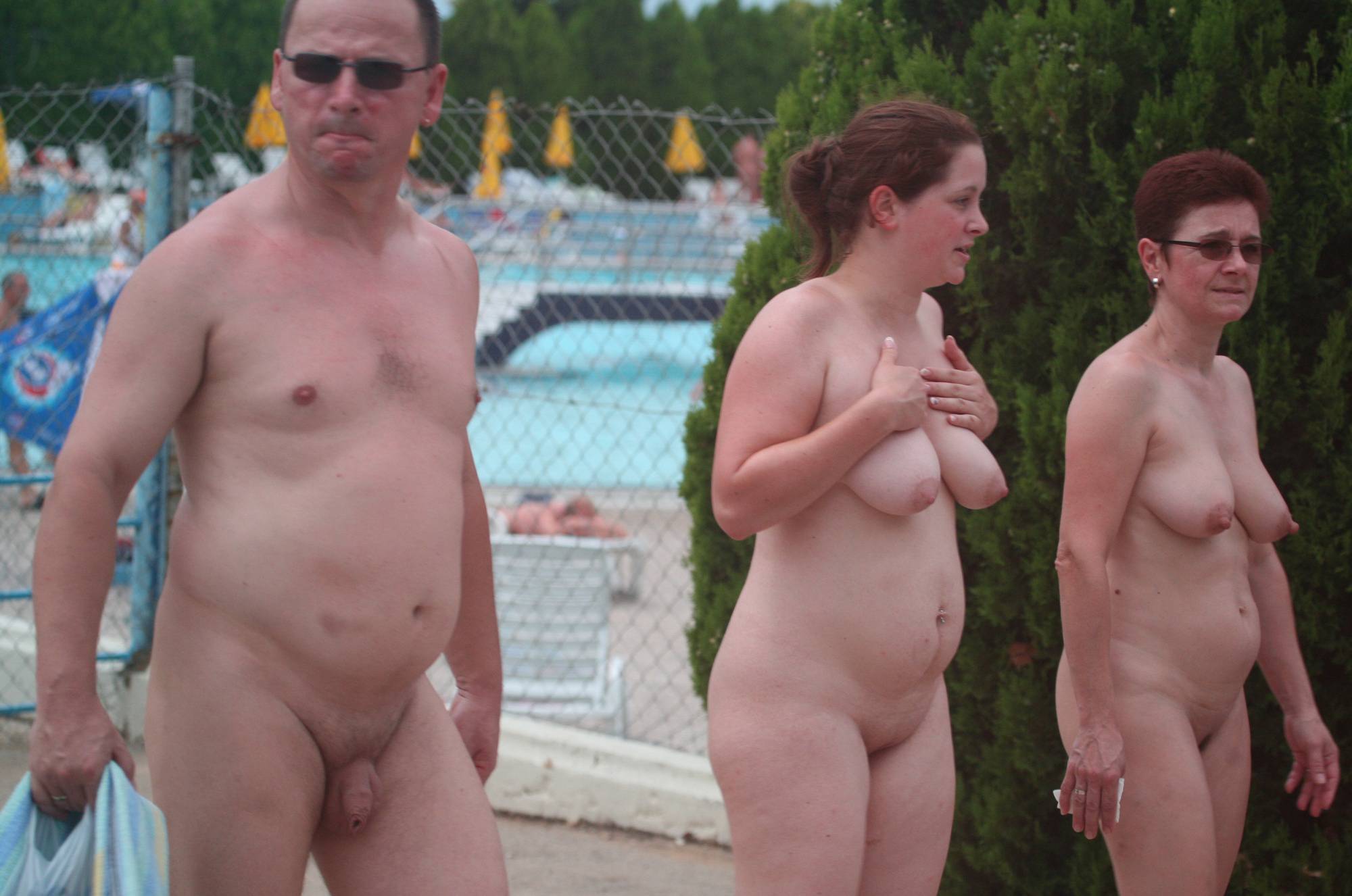 Naturist Resort Pool Exits - 1