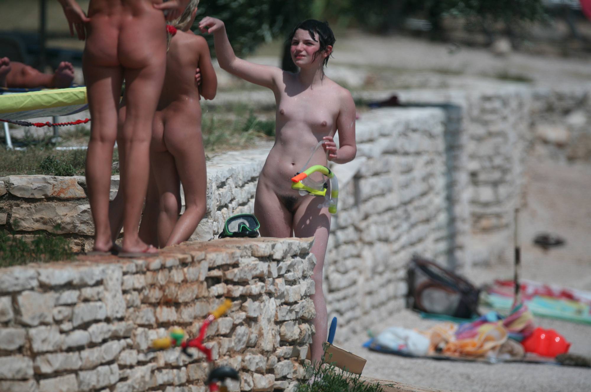 Purenudism Pics Naturist Showering Area - 1