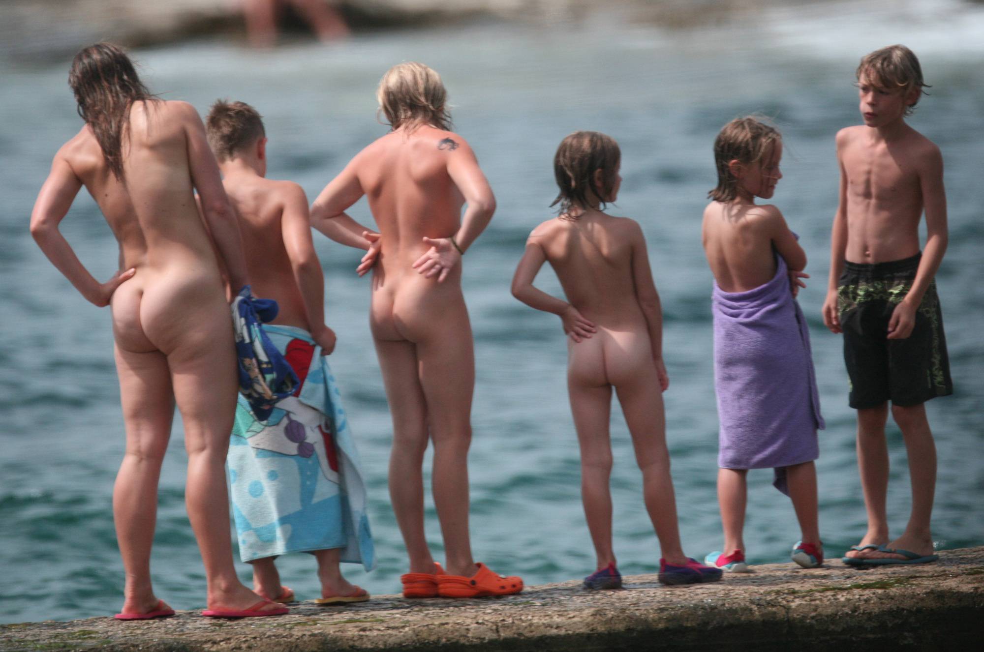 Purenudism Pics Naturist Youngster Bridge - 1