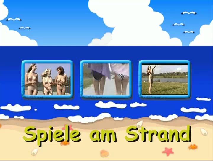 Spiele am Strand - Poster