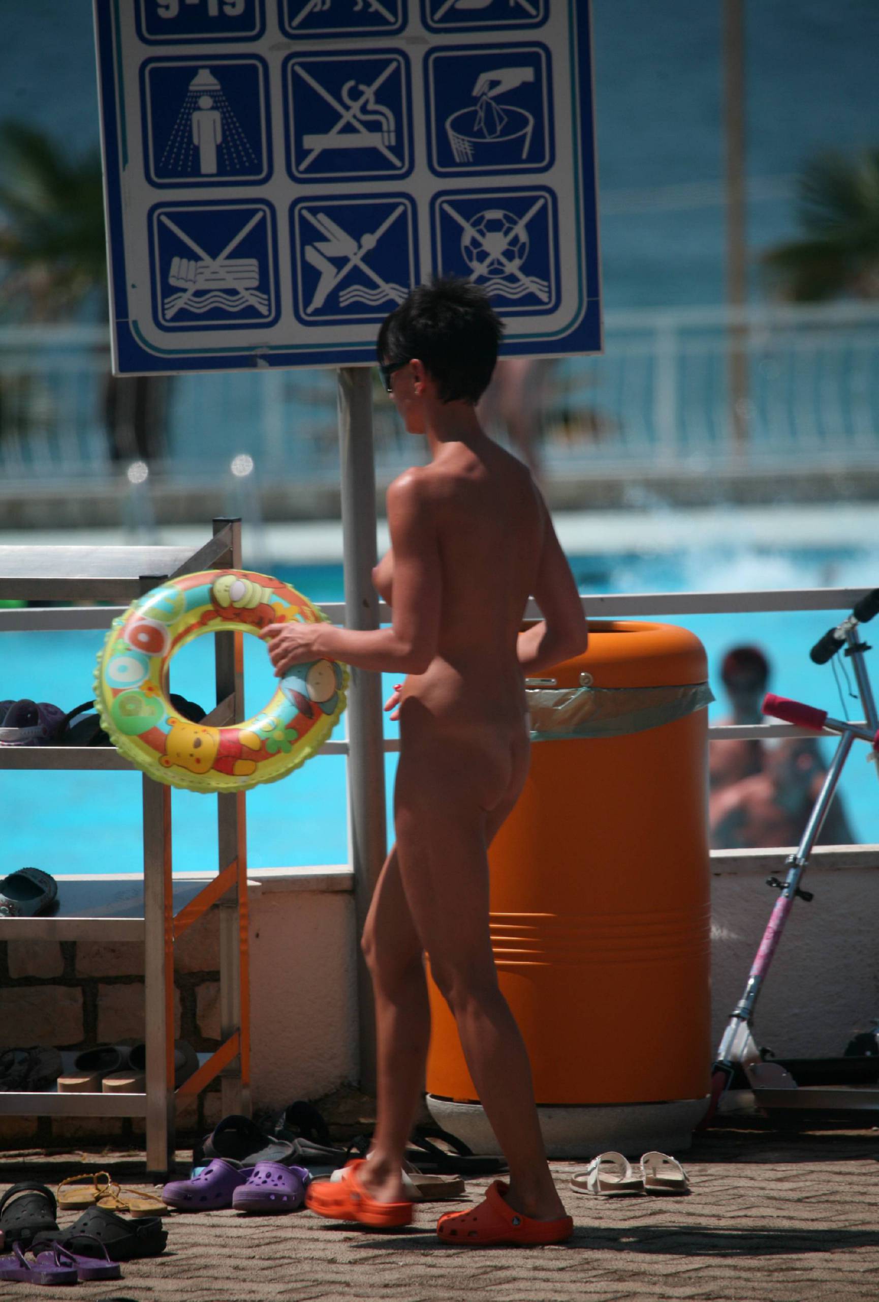 Purenudism Pics Nude By-Pool Passageway - 2