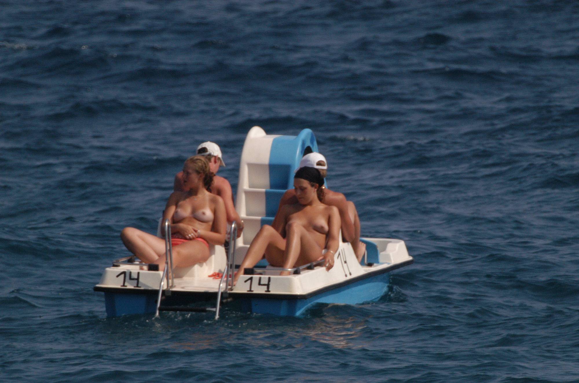 Nudist Beach Water Rafts - 2