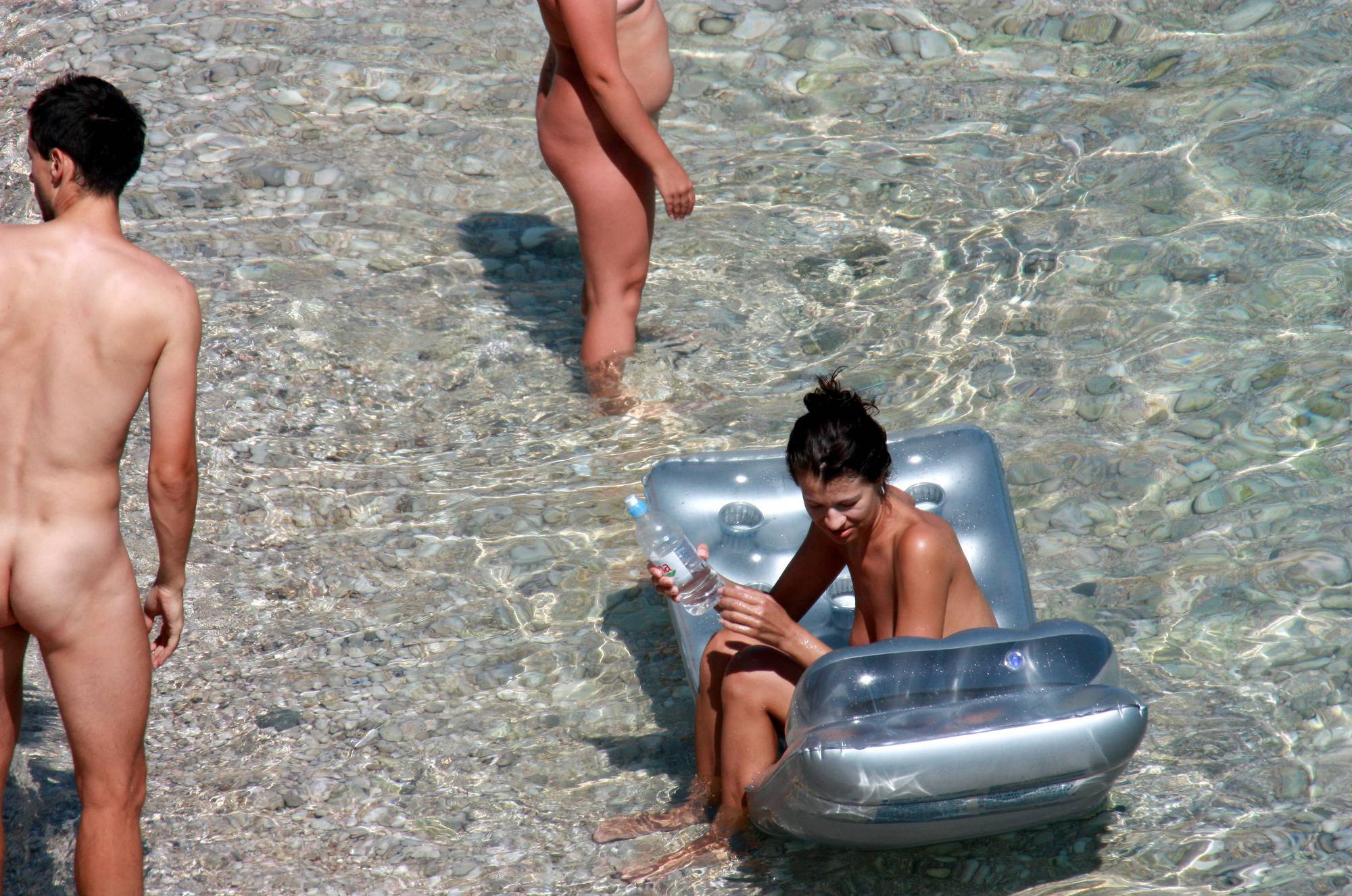 Nudist Couple Gray Floater - 1