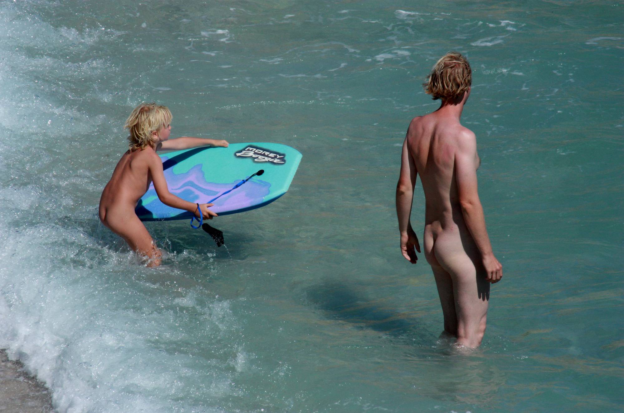 Nudist Family Blue Floater - 2