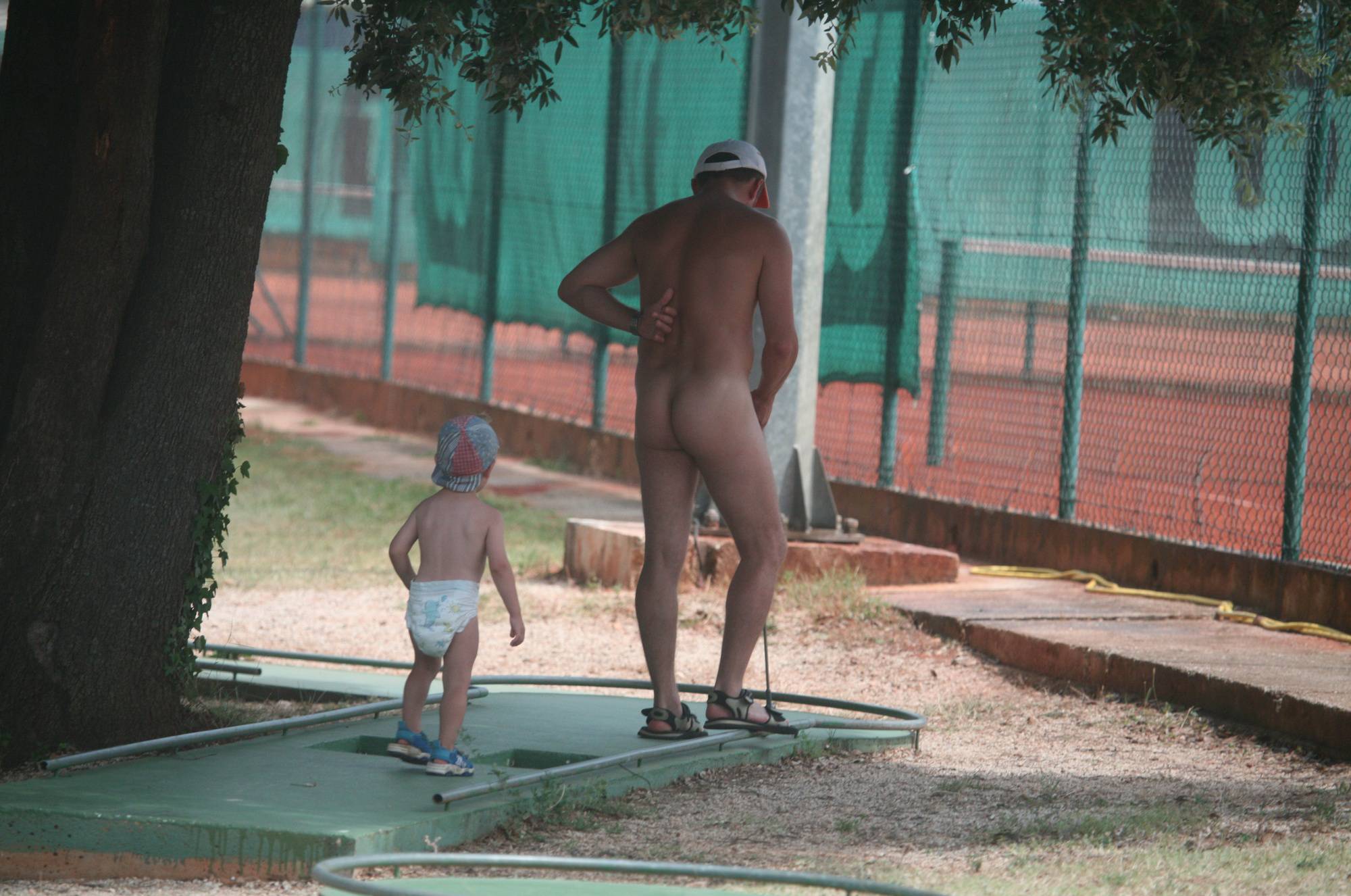 Purenudism Pics Nudist Family Mini-Golfing - 1