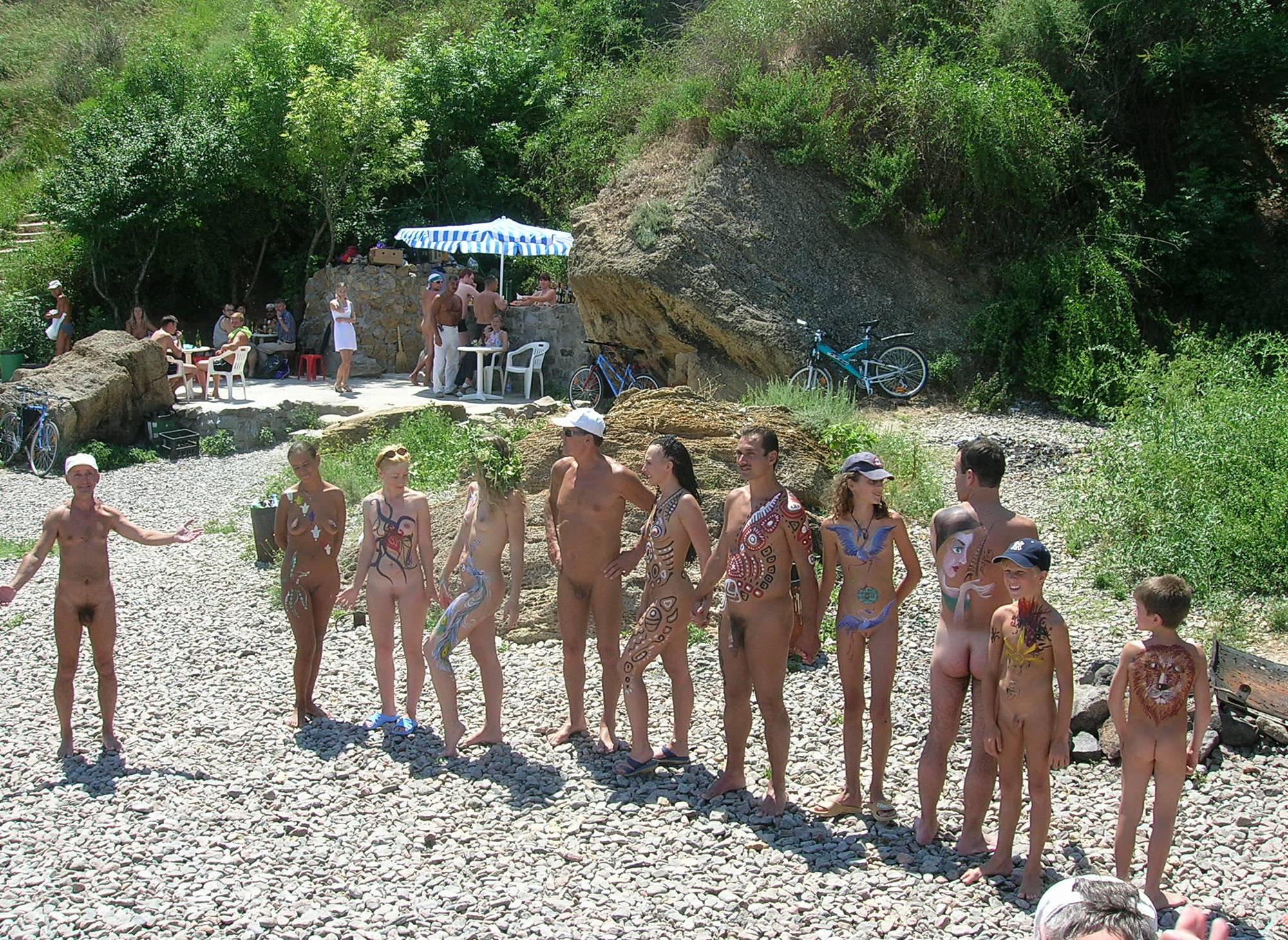 Purenudism Pics Pebble Rock Balloon Fight - 2