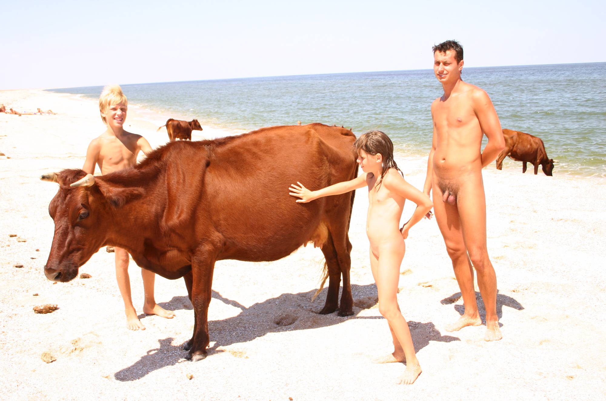 Purenudism Pics Animal Meets the Beach - 2