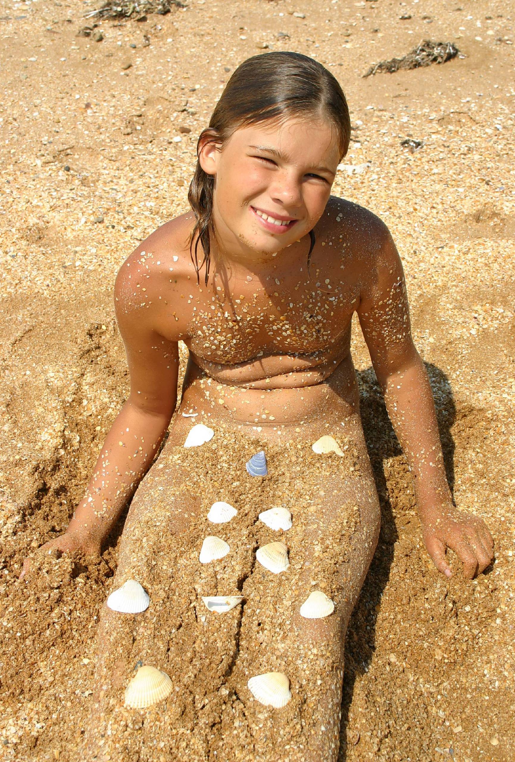 Beachside Sandy Mermaid - 2