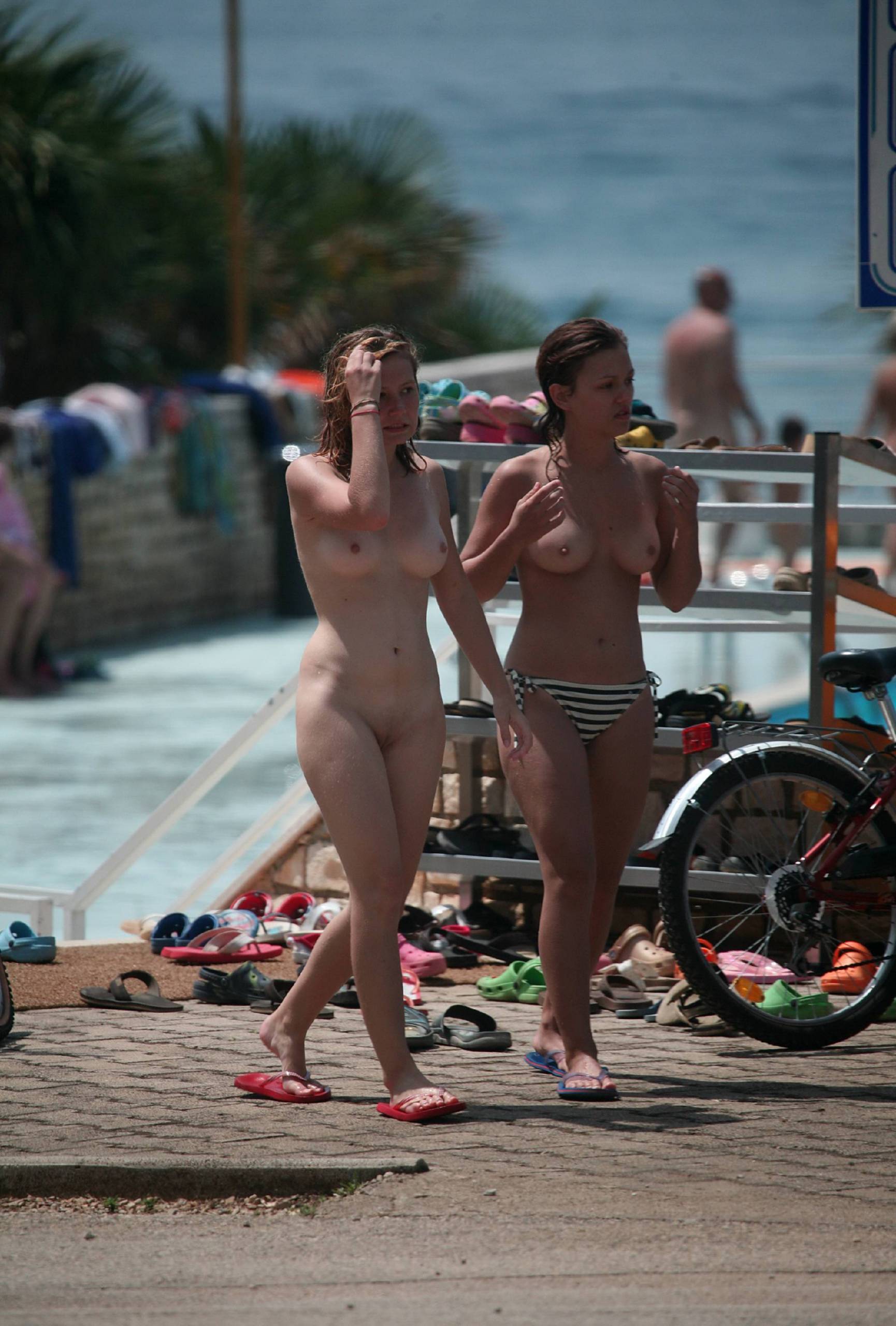 Purenudism Pics Enjoying The Sunny Pool - 2