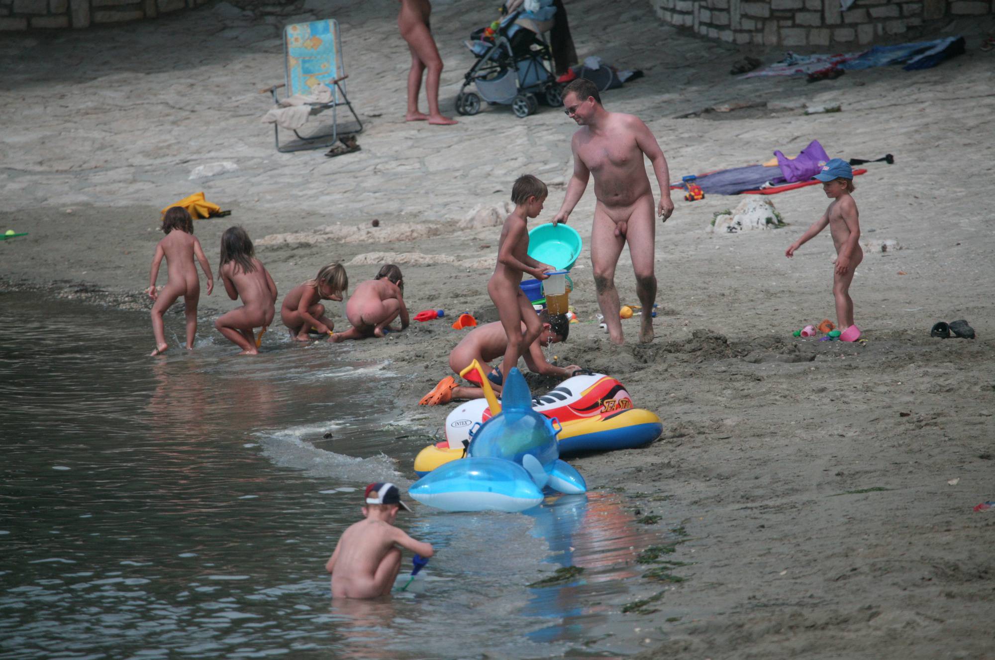 Purenudism Pics Family Beach Inflatables - 1