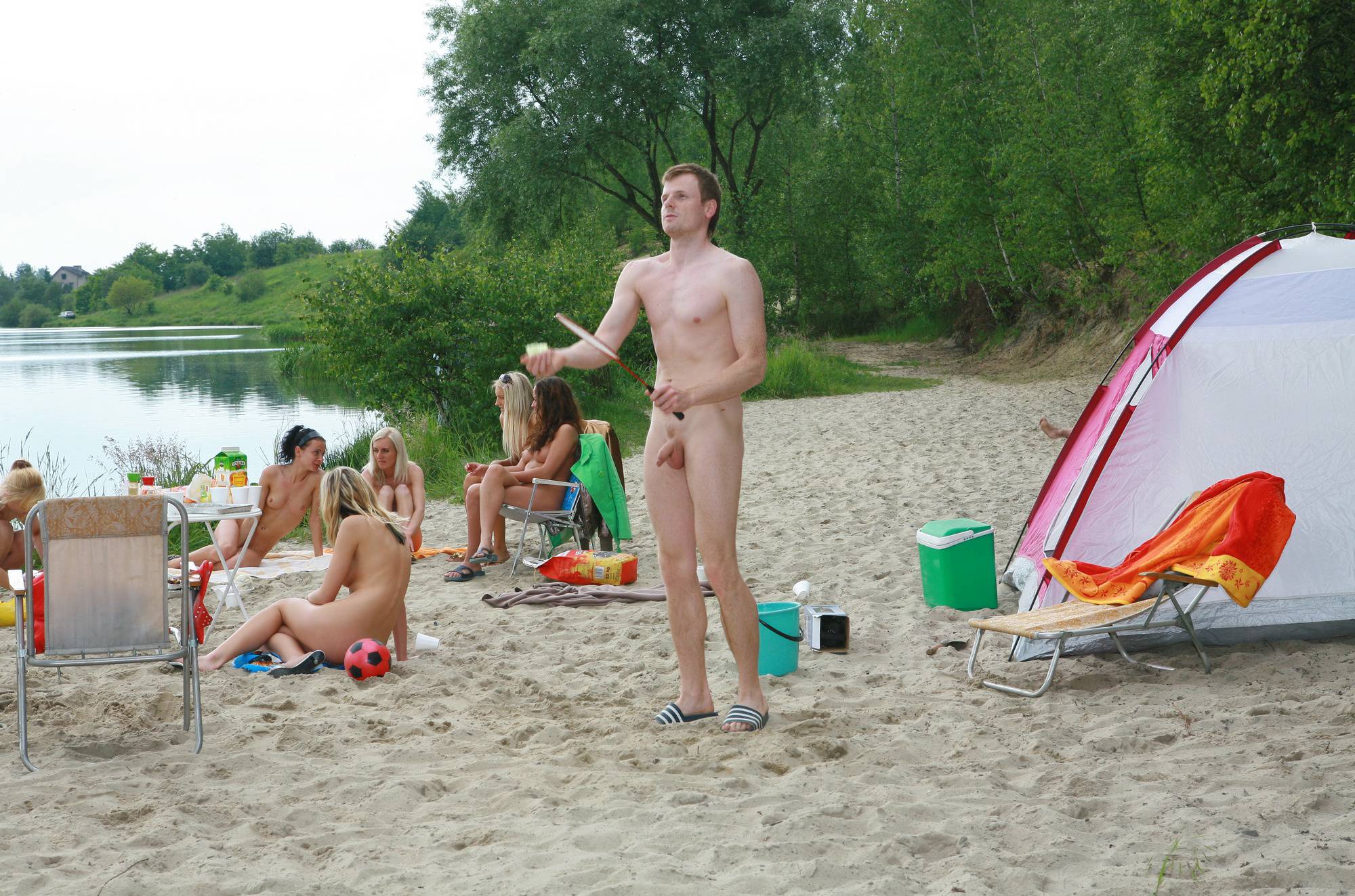 Purenudism Pics Lakeside Outdoor Activity - 1