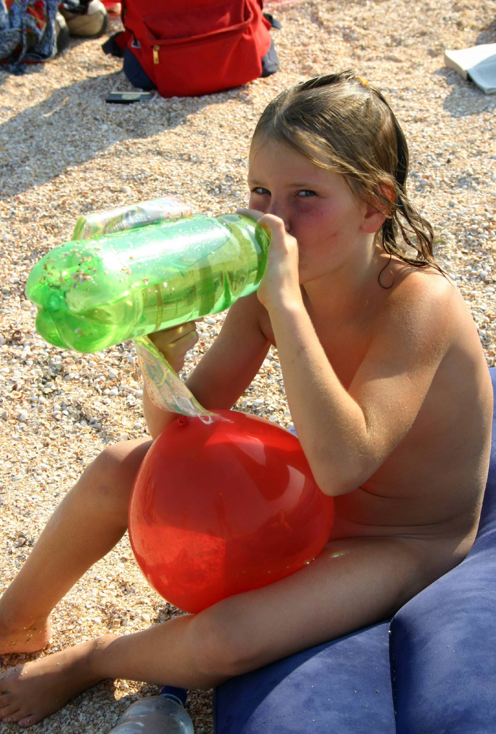 Purenudism Pics Mattress Beach Relaxation - 2