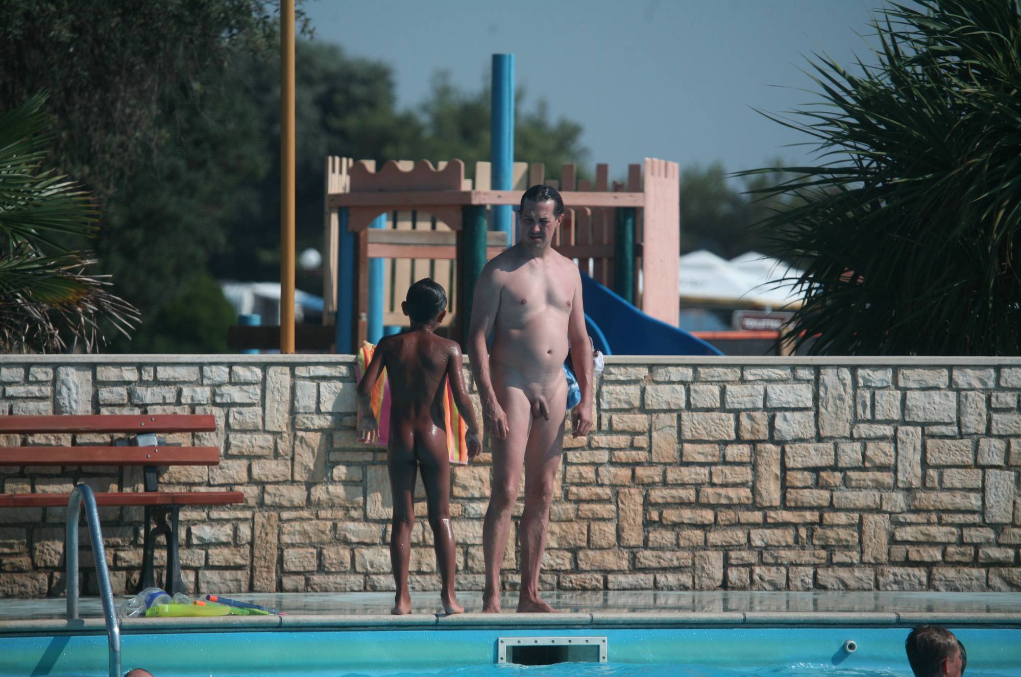 Purenudism Pics Naturist Pool Push-Overs - 1