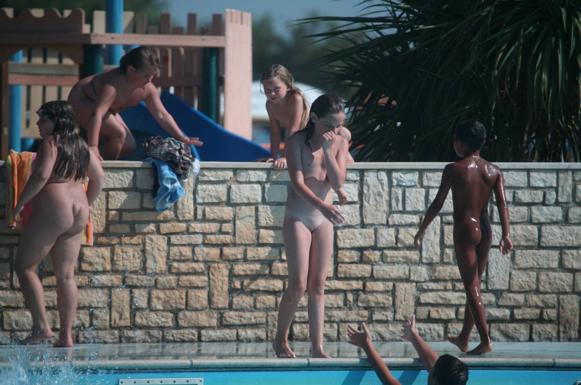 Naturist Pool Push-Overs - 2