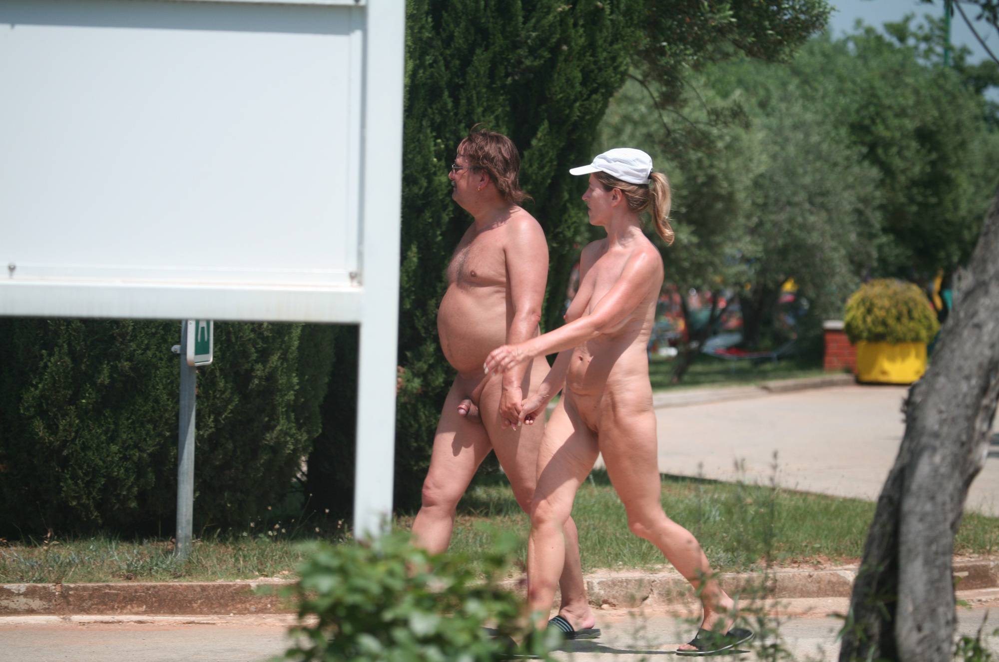 Nudist Dinner-Front Walks - 2