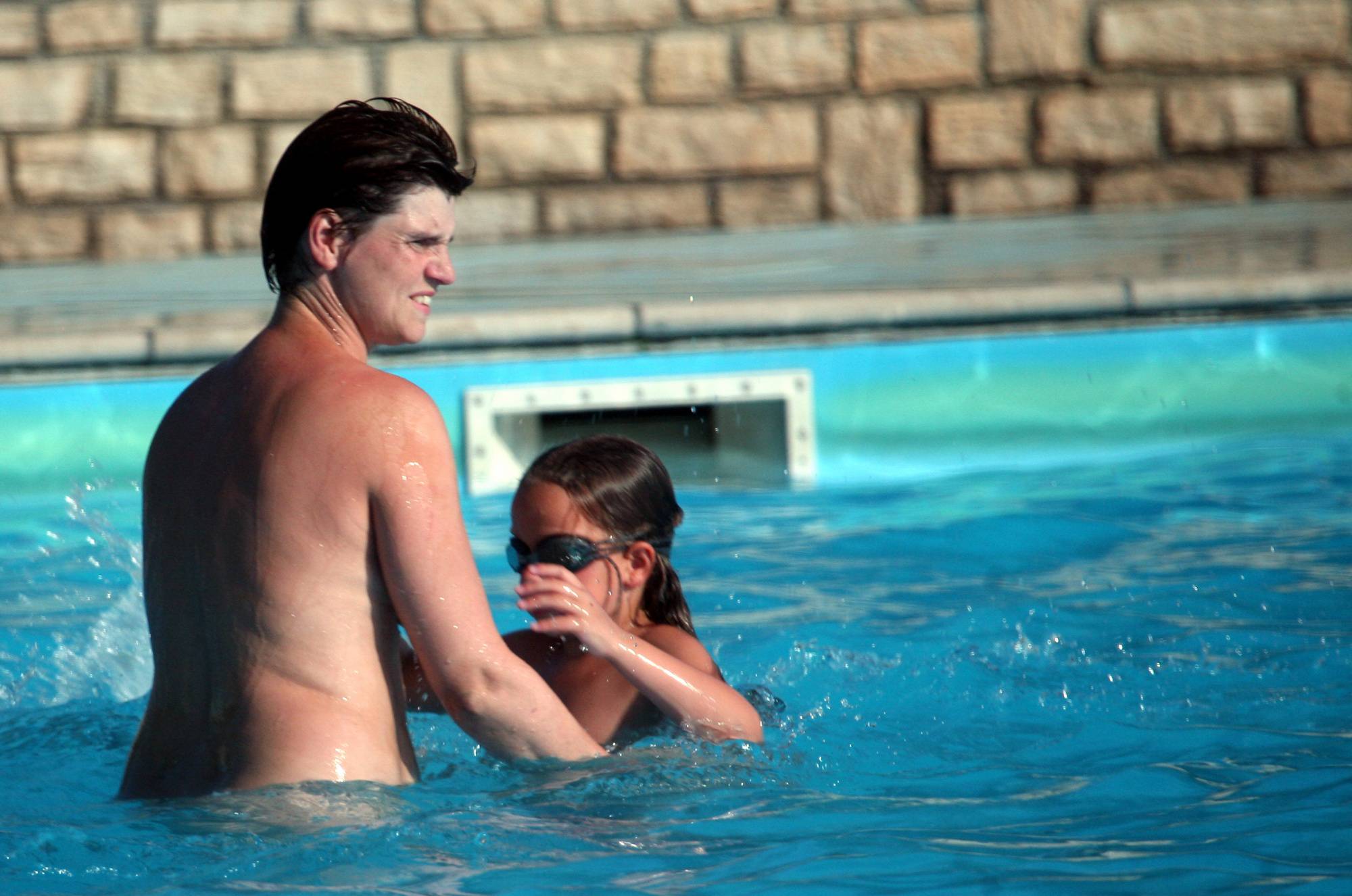 Purenudism Pics Nudist Pool In-Water Shots - 1