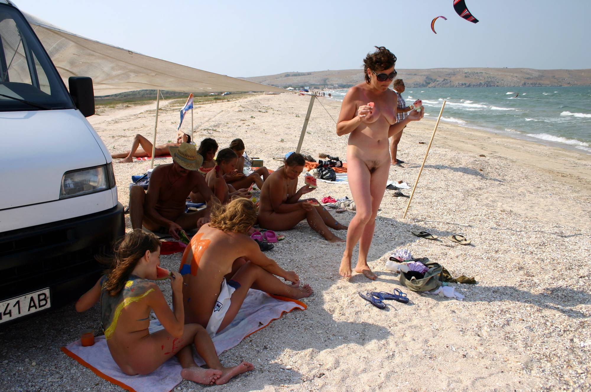 Nudist Watermelon Break - 1