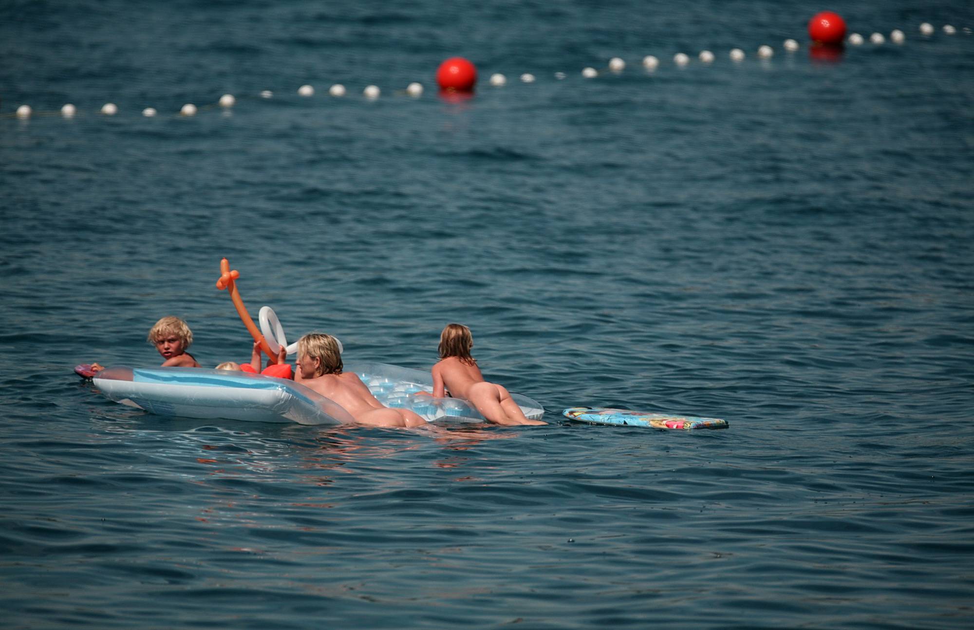 Swimming With Float Rafts - 2