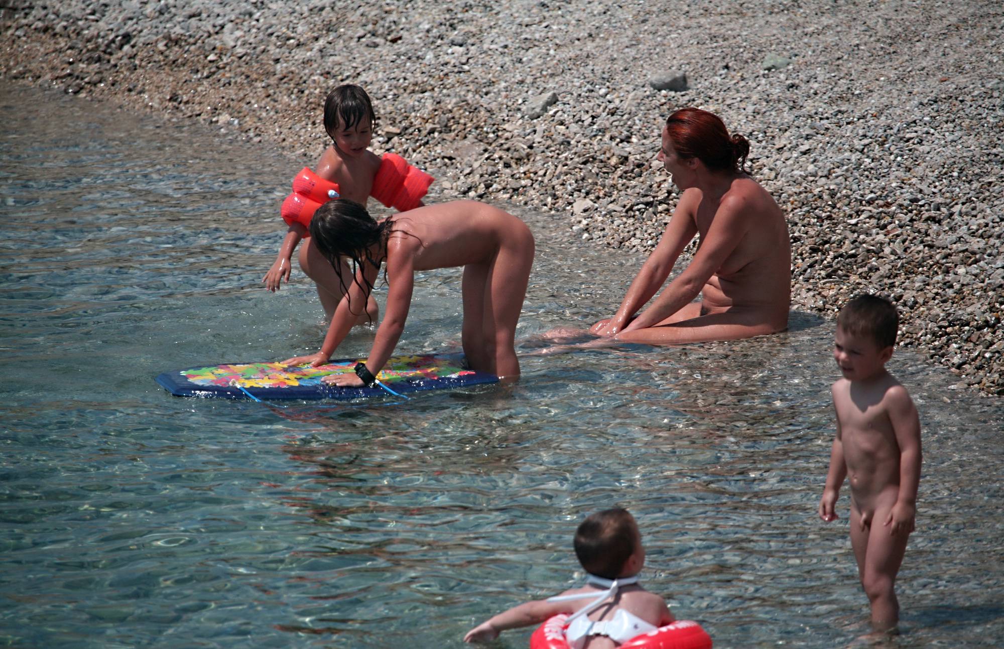 Purenudism Pics Whole Family by the Water - 1
