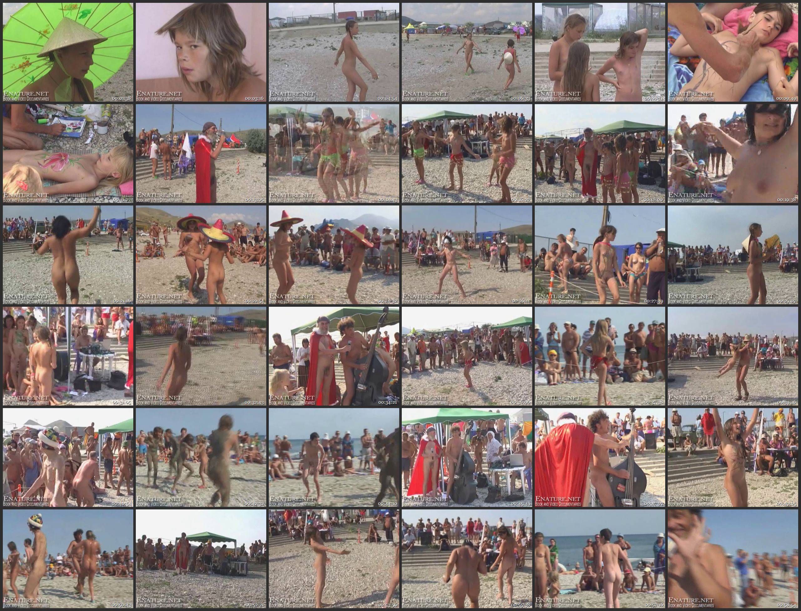 RussianBare and Enature Videos International Naturist Dance Show - 2008 - Thumbnails