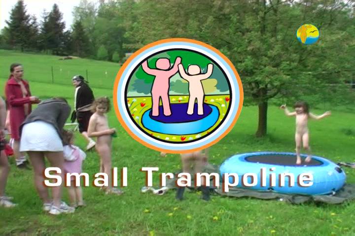 Naturist Freedom Videos Small Trampoline - Poster