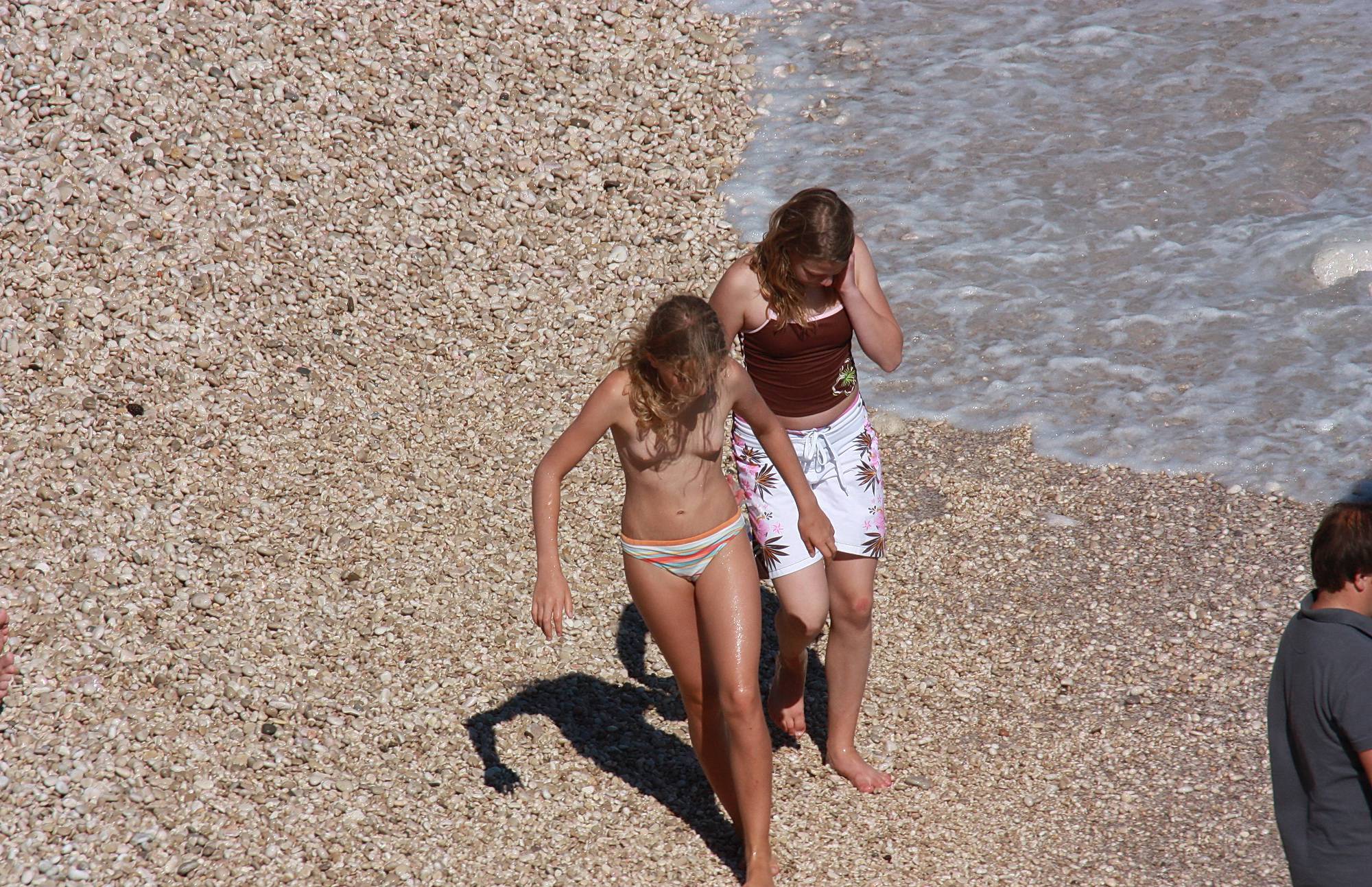 Walking On Pebble Beach - 2